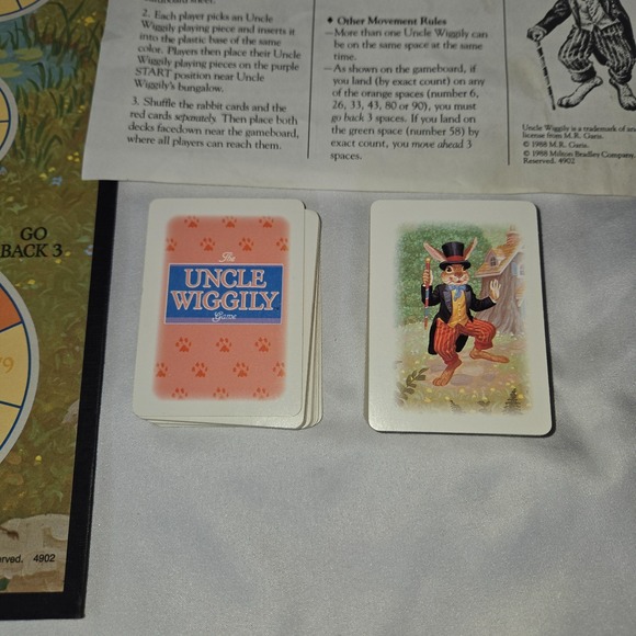 Uncle Wiggily Vintage Board Game 1988 Complete Great Condition Milton Bradley - Picture 10 of 13